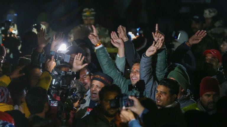 How rock-solid grit moved mountains: Scenes from the op that rescued 41 trapped tunnel workers