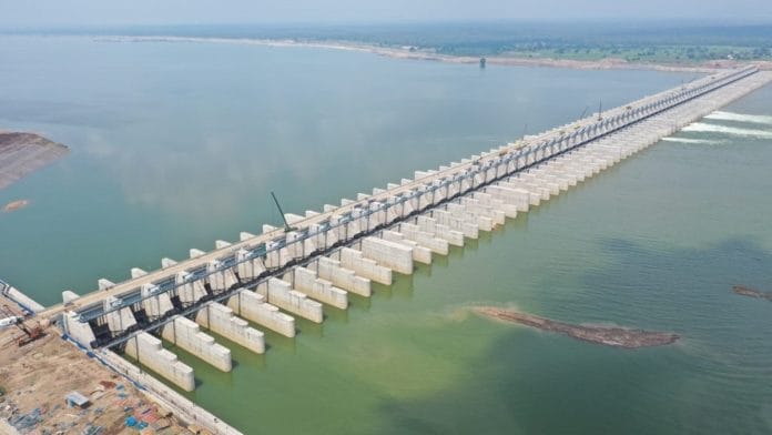 File photo of Medigadda Barrage | Credit: Telangana govt