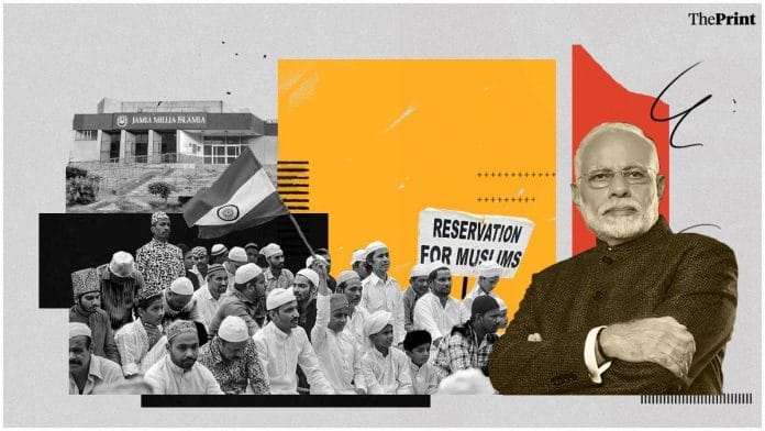 Reservation for Muslims illustration