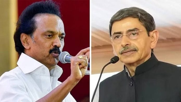 Chief Minister M K Stalin and Governor R.N. Ravi | Photo: PTI/@rajbhavan_tn