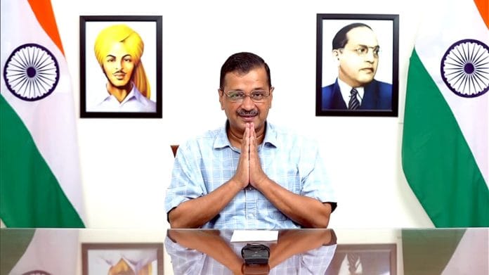 Delhi Chief Minister Arvind Kejriwal addresses a press conference, in New Delhi | ANI