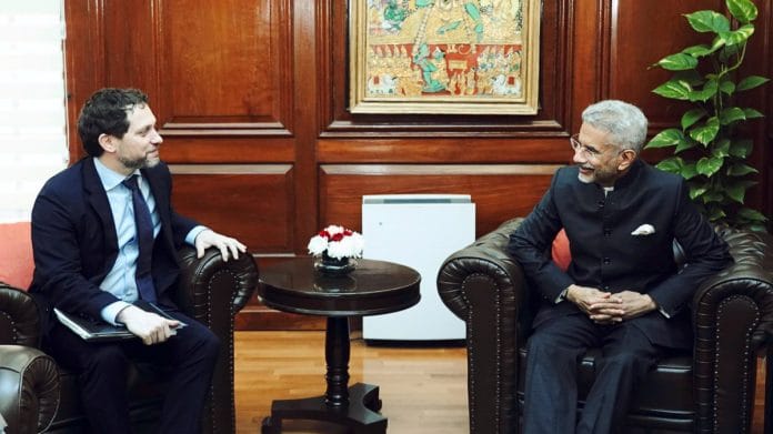 External Affairs Minister S Jaishankar meets US Principal Deputy National Security Advisor (NSA) Jon Finer | ANI