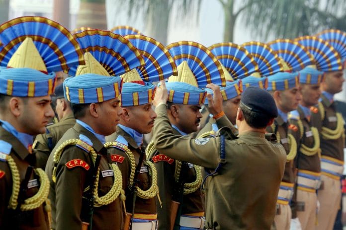 CRPF personnel during tribute ceremony to martyrs of 2001 Parliament Attack | Praveen Jain | ThePrint