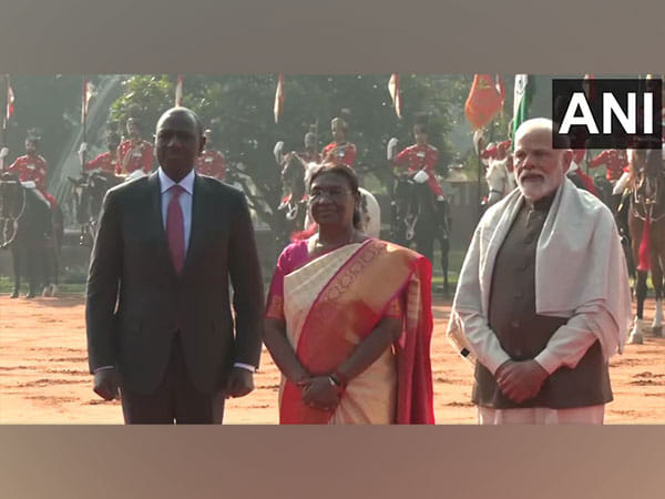 Kenyan President William Ruto accorded ceremonial welcome at Rashtrapati Bhavan