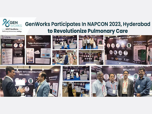 GenWorks Participates in NAPCON 2023 Hyderabad to Revolutionize Pulmonary Care