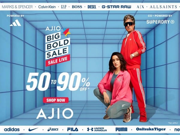 AJIO announces Big Bold Sale