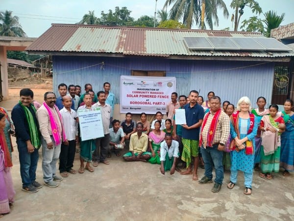 Meghalaya: British Asian Trust official inaugurates solar fence to mitigate human-elephant conflict
