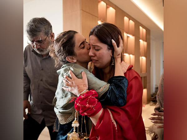 Sanya Malhotra gets teary-eyed on her sister Shagun's wedding