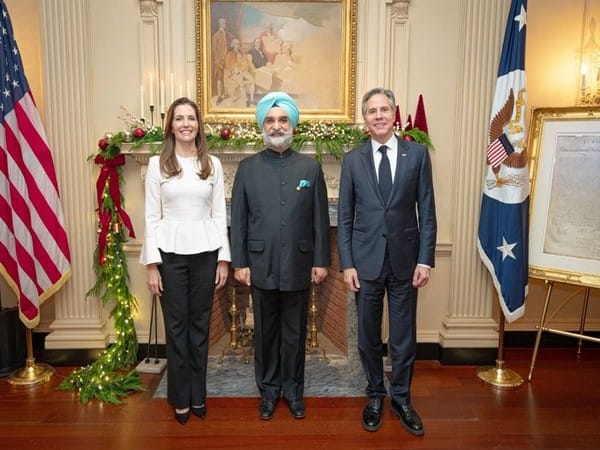 US: Indian envoy Taranjit Singh Sandhu meets US Secy of State Antony Blinken