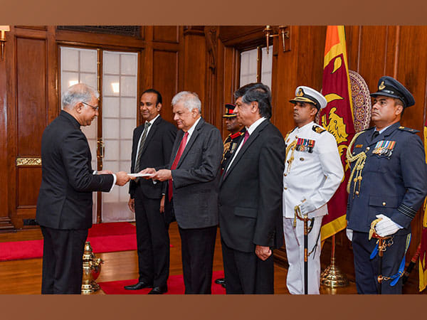 Indian envoy Santosh Jha presents credentials to Sri Lankan President 