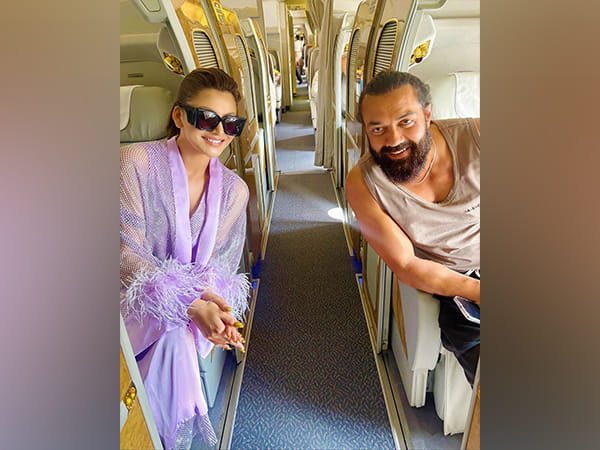 Urvashi Rautela welcomes Bobby Deol to Nandamuri Balakrishna's next film