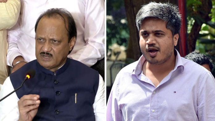 File photos of Ajit Pawar and Rohit Pawar | ANI