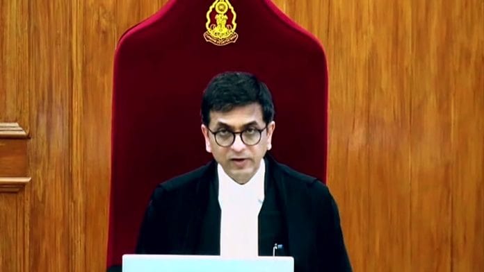 File photo of CJI DY Chandrachud | ANI