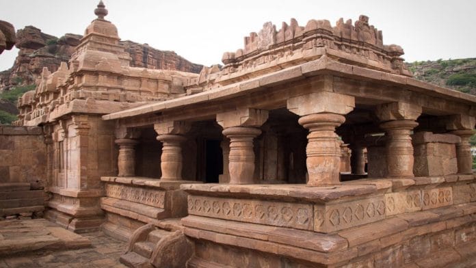 Group of Monuments, Badami Caves, Photographer: P4psk, Karnataka, India, 6th century, Photographed: 2016, Image courtesy of Wikimedia Commons.