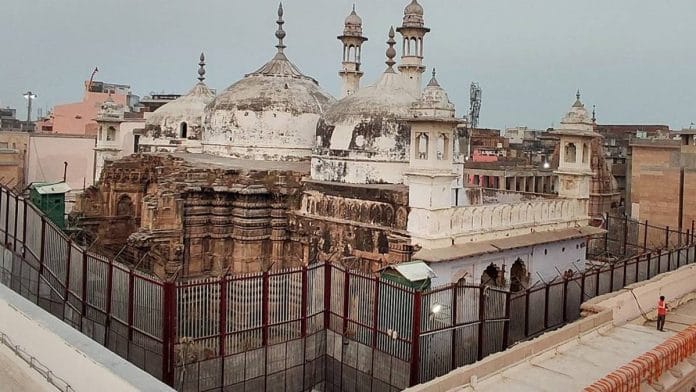 A view of Kashi Vishwanath Temple Dham and Gyanvapi complex in Varanasi | Photo: PTI