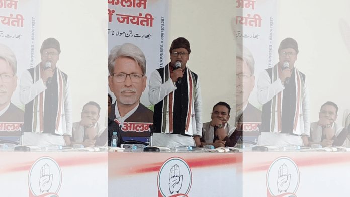 File photo of Congress' UP minority cell head Shahnawaz Alam | Pic credit: X/@UPkaAlam