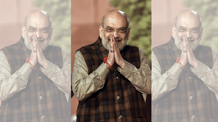 Union Home Minister Amit Shah at Parliament House during Winter Session in New Delhi | ANI