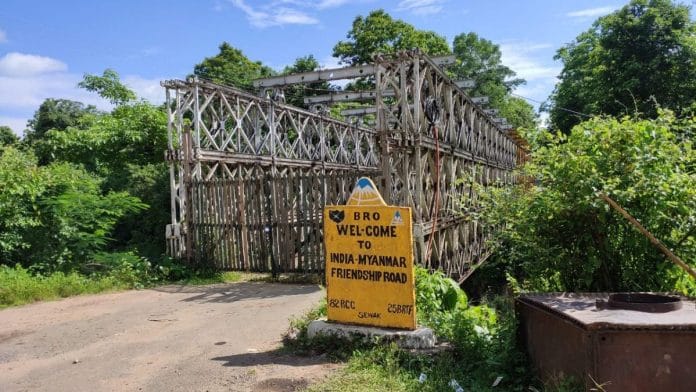 File photo of India-Myanmar border near Moreh in Manipur | Simrin Sirur | ThePrint