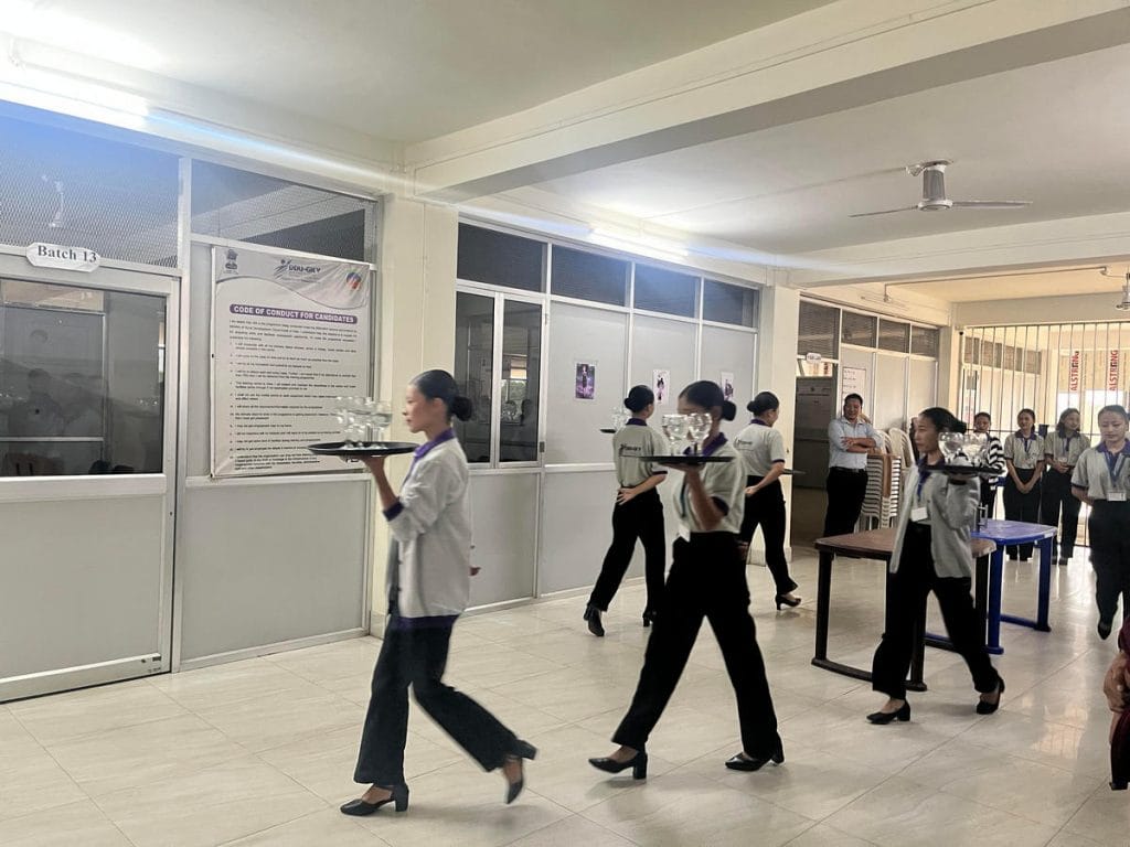 Nagaland hospitality students
