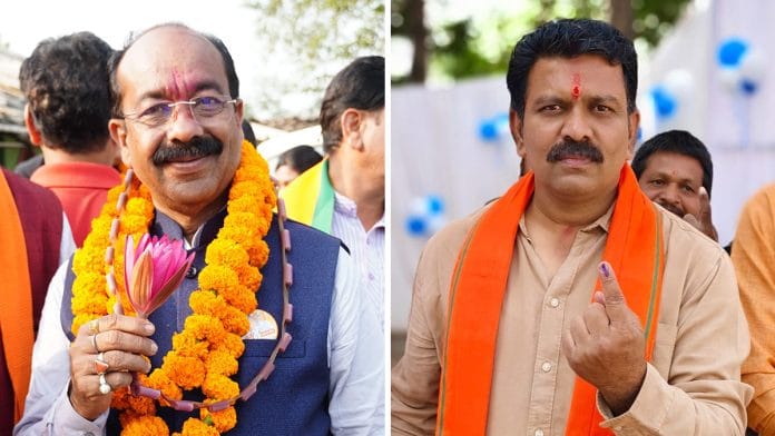 BJP's Chhattisgarh president Arun Sao & first-time MLA Vijay Sharma | Pic credit: X/Facebook@ArunSao3/@vijayratan.cg