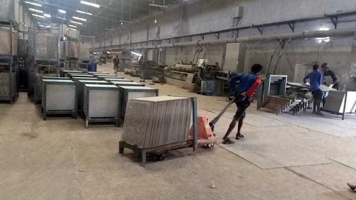 Morbi tile factory