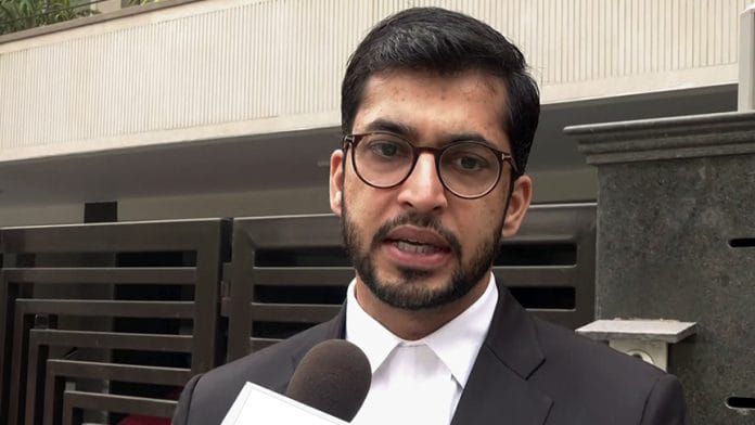 Advocate Jai Anant Dehadrai speaks to the media regarding the 'Cash for query' charge against Trinamool Congress (TMC) MP Mahua Moitra, in New Delhi | ANI File Photo