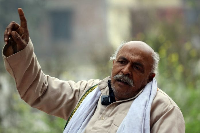 Dayaram Singh from Ayodhya’s Sarairasi village. He claims to be a descendant of Thakur Gajraj Singh who fought the Mughal army after they demolished an ancient Ram temple | Photo: Suraj Singh Bisht/ThePrint