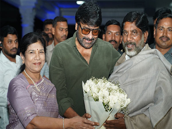 Chiranjeevi, Surekha Konidala meet Telangana Dy CM in Hyderabad