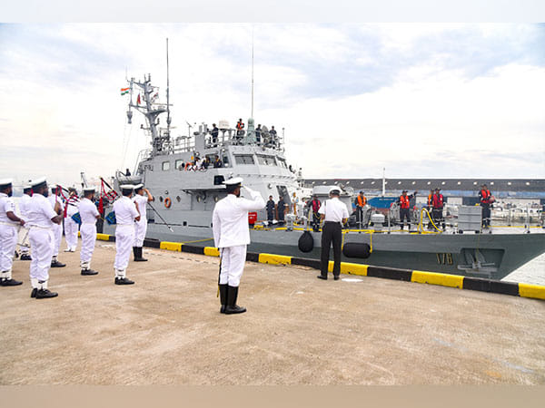 Indian warship INS Kabra docks in Colombo, move aimed at boosting maritime cooperation