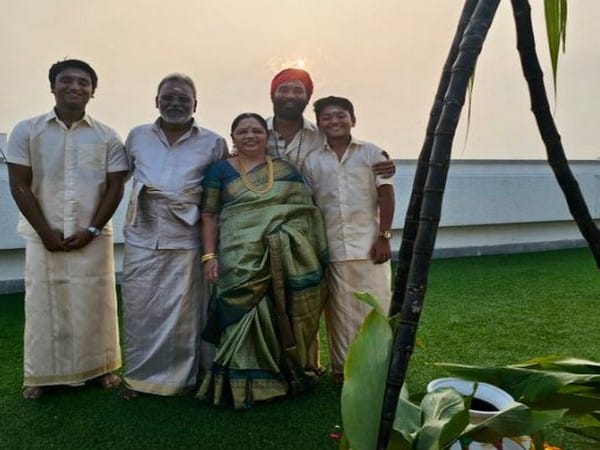 Dhanush celebrates Pongal with his family, see pics
