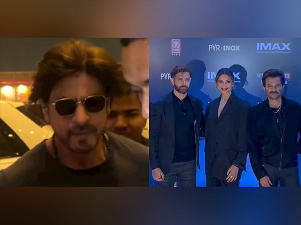 SRK arrived in style for Hrithik Roshan, Deepika Padukone's 'Fighter' screening 