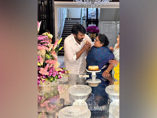 Chiranjeevi shares pictures from his mother Anjana Devi's birthday celebration, calls her 