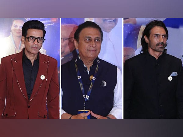 Manoj Bajpayee, Sunil Gavaskar attend 'Champions of Change Maharashtra' Awards