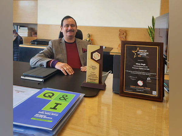 Vinay Singh Recognized as 