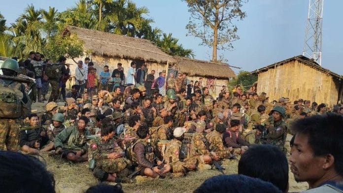 The Myanmar army personnel arrived Wednesday at Bondukbangsora village in Lawngtlai district | By special arrangement