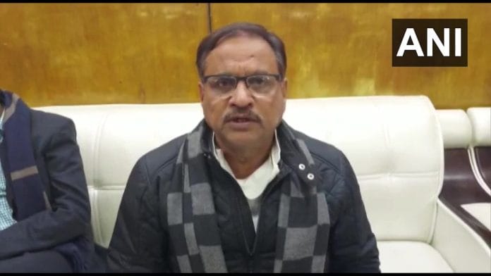 File photo of Rajasthan Congress chief Mahesh Joshi | Twitter/@ANI