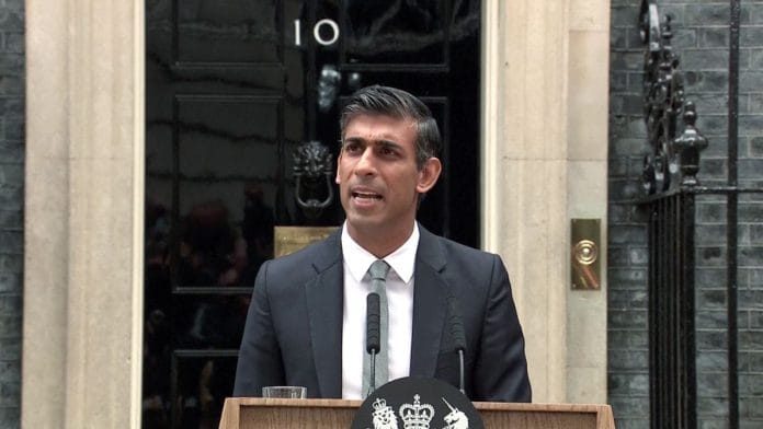 File photo of British Prime Minister Rishi Sunak | ANI