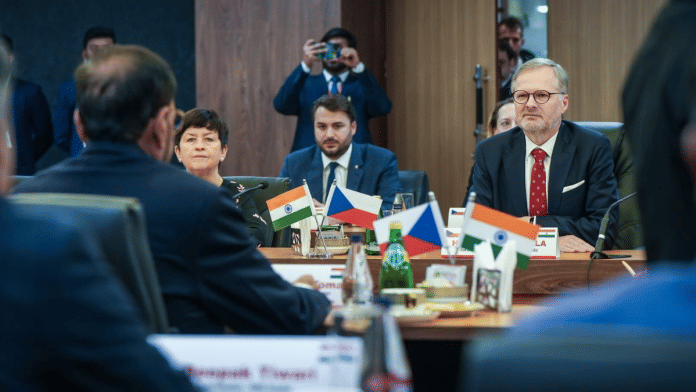 Czech Prime Minister Petr Fiala at NIMS University, Jaipur | Photo credit: @P_Fiala/X