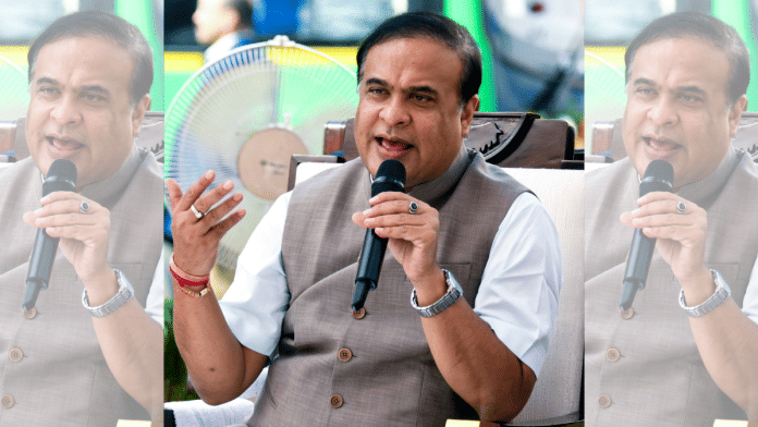 Assam Chief Minister Himanta Biswa Sarma interacts with the media on the first day of the New Year 2024, in Guwahati on Monday | ANI