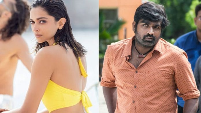 Deepika Padukone and Vijay Sethupathi | Photos: Twitter, Wikimedia Commons