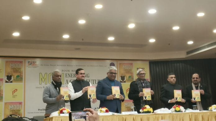 Launch of Modi: Energising a Green Future, at IIC Delhi | Photo: Akanksha Mishra