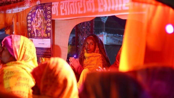 Representational image | Hindu devotees gather in Ayodhya for Ram Temple inauguration | Photo: Suraj Singh Bisht, ThePrint
