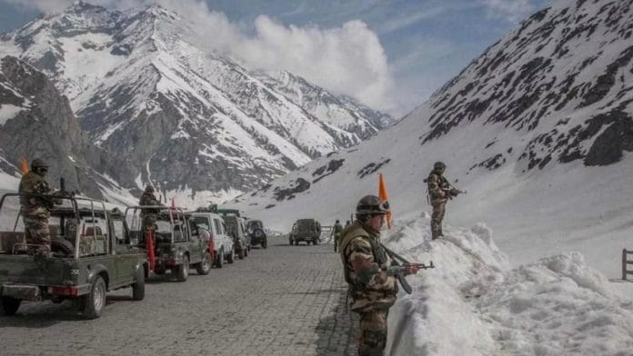 File photo of Indian soldiers in Ladakh | Representational image | By special arrangement