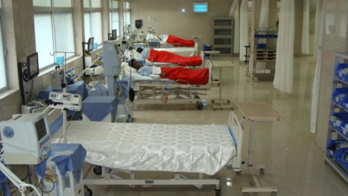 Representational image of an ICU at INHS Kalyani, Visakhapatnam, Andhra Pradesh | Commons