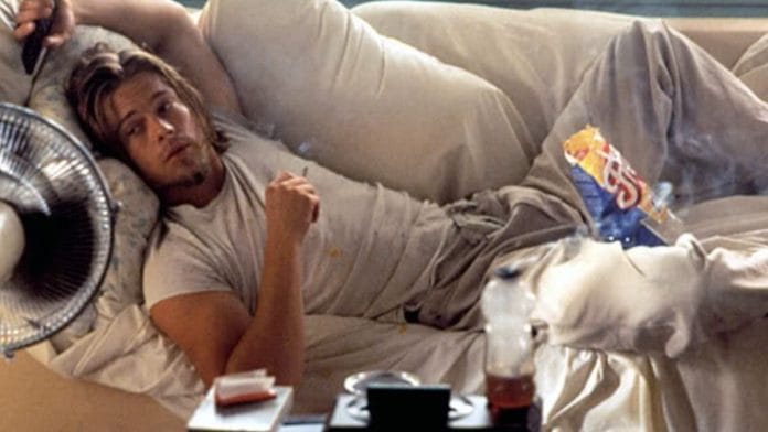 Brad Pitt in 1993 film 'True Romance'