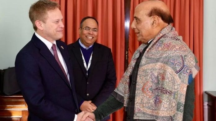 Defence Minister Rajnath Singh and UK Defence Secretary Grant Shapps (Photo: X @DefenceMinIndia)