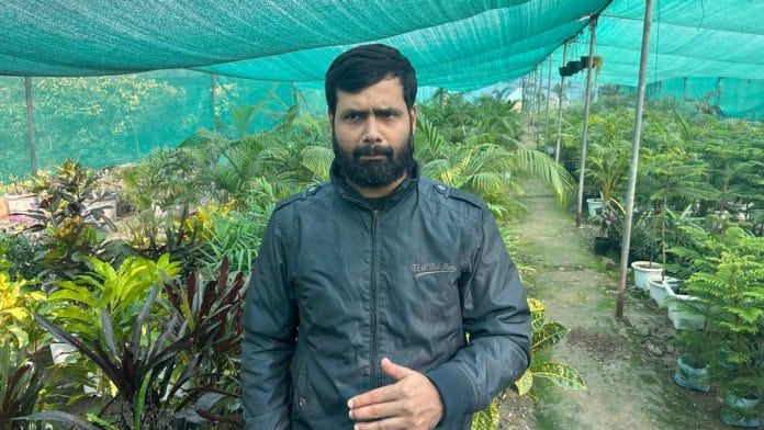 Nursery owner Adnan Shams