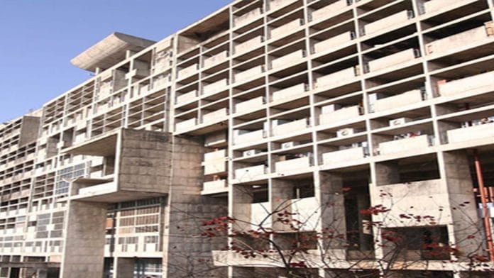 File image of Punjab and Haryana secretariat in Chandigarh | Credit: csharyana.gov.in