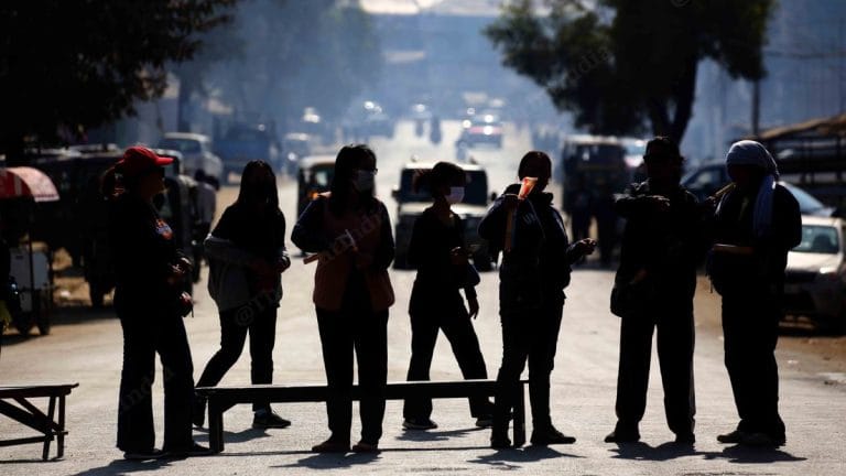 Kuki-Zomi women have left home to protect the homeland. They’re patrolling the ‘frontline’