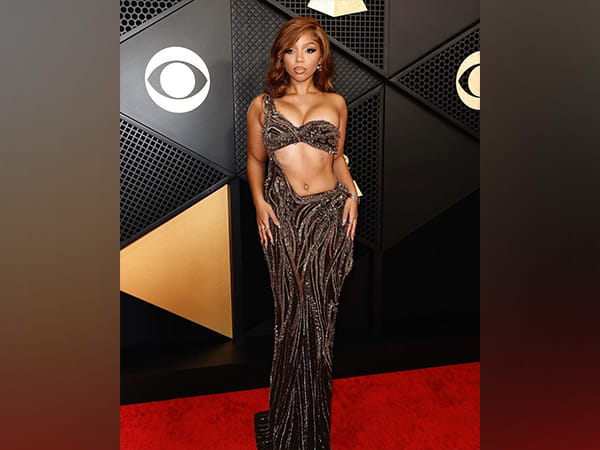 Grammys 2024 Red Carpet: US singer Chloe spotted in Indian designer Gaurav Gupta's gown